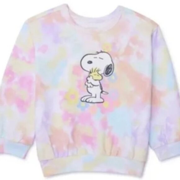Peanuts Pastel Tie-Dye Sweater Set - Picture 2 of 6